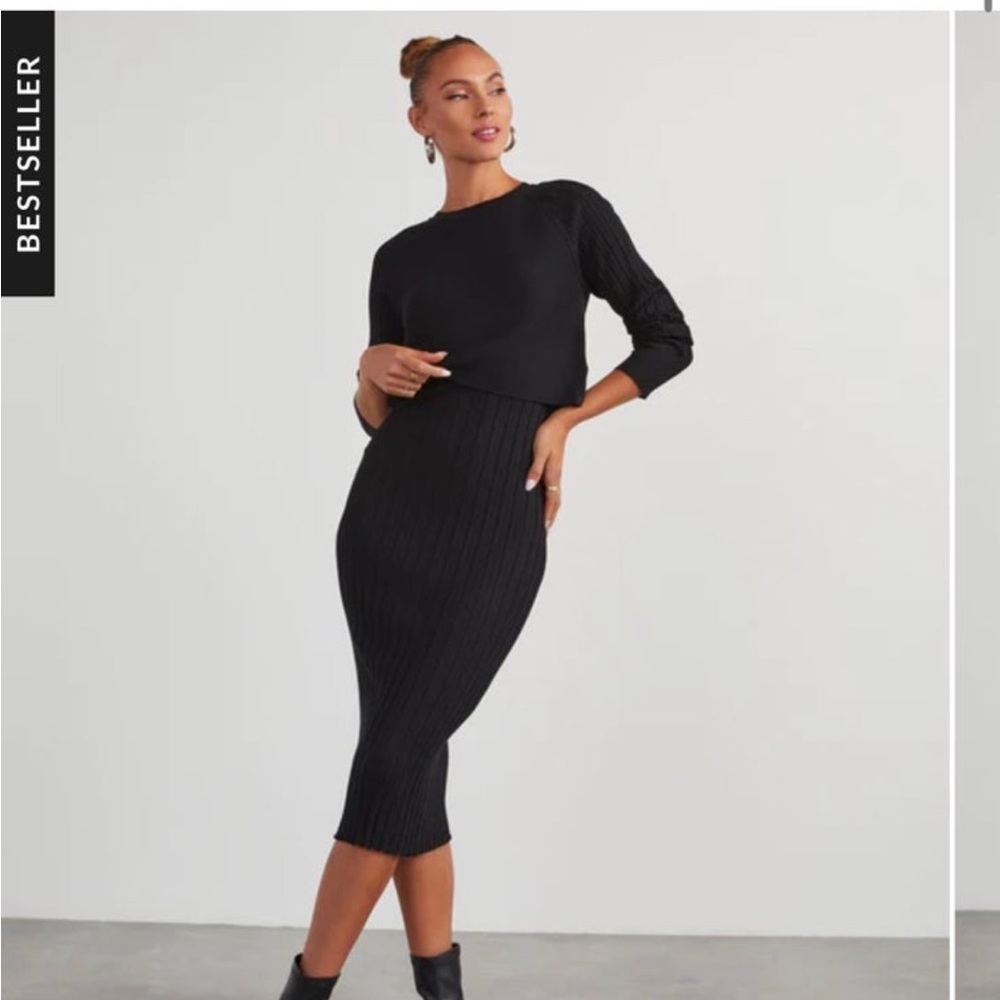 Ribbed dress